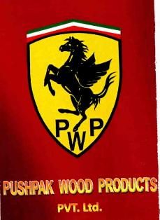 Pwp Pushpak Wood Products Pvt.ltd(device) Device mark 2560312 Trademark