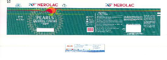 Nerolac Pearls Lustre Finish Device mark 2755679 Trademark