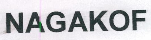 Nagakof Device mark 2128143 Trademark
