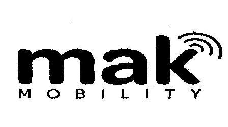 Mak Mobility (device) Device mark 2343376 Trademark
