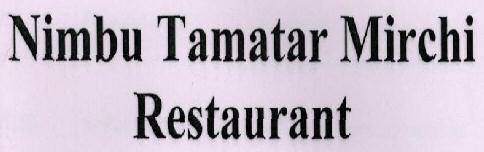 Nimbu Tamatar Mirchi Restaurant Device mark 1462047 Trademark