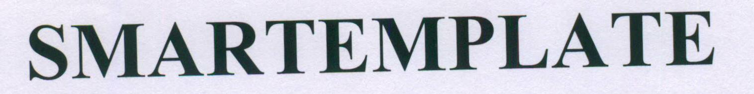 Smartemplate(letters Written In Other Font) Device mark 1555353 Trademark