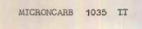 Microncarb 1035 Tt Device mark 706846 Trademark