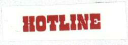 Hotline (labal) Device mark 1515261 Trademark