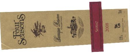 Four Seasons Barrque Reserve Collection Shiraz Device mark 2058666 Trademark