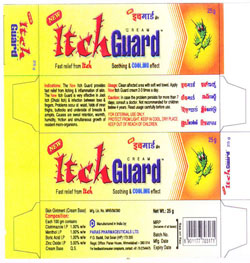 Itch Guard Device mark 1826848 Trademark