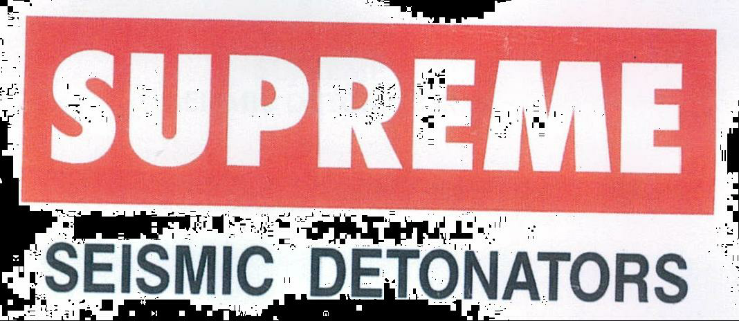 Supreme Seismic Detonators Device mark 2166377 Trademark