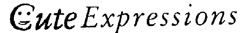 Cute Expressions (label) Device mark 966070 Trademark