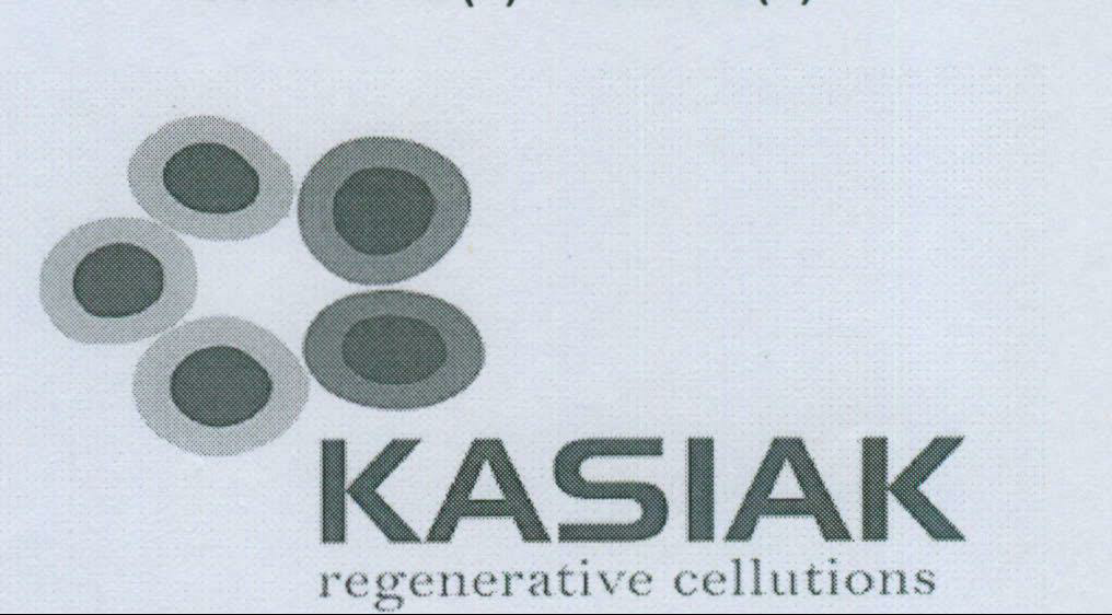 Kasiak Regenrative Cellutions Device mark 1965756 Trademark