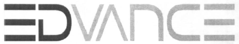 Edvance (letter Written In Special Form) Device mark 1604747 Trademark