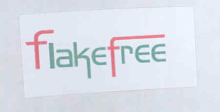 Flakefree (label) Device mark 1696079 Trademark