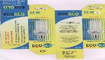 Eco Glo With Label With Tubes Device mark 1617234 Trademark