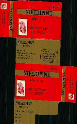 Nifedipine (label) Device mark 1737114 Trademark