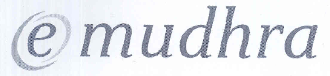 E Mudhra (label) Device mark 1753861 Trademark