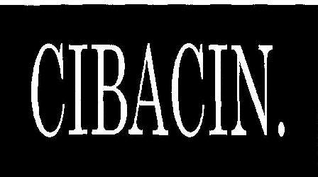 Cibacin (with Device) Device mark 2057632 Trademark
