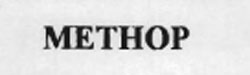 Methyl Ergometrine Tablets I.p Methop Device mark 894502 Trademark