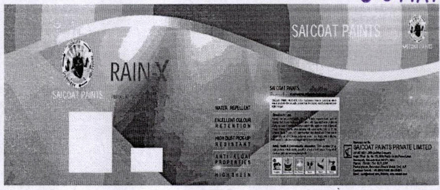 Saicoat Paints Rain-x Device mark 2340274 Trademark