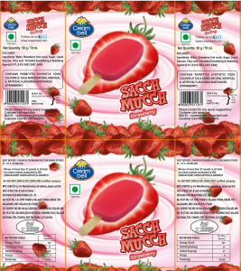 Creambell-sacch Mucch Strawberry (label) Device mark 2717601 Trademark