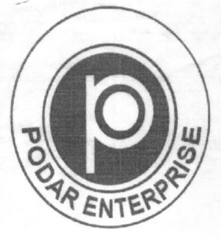 Podar Enterprise (letter "p" & Device Of Circle) Device mark 1609548 Trademark