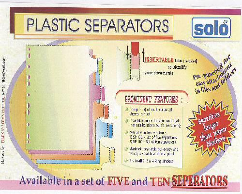 Plastic Separators With Label Device mark 1683297 Trademark