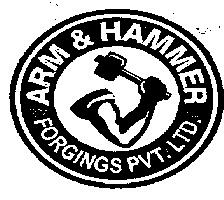Arm & Hammer Forgings Pvt. Ltd. (logo) Device mark 2130800 Trademark