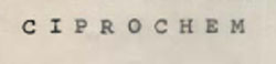 Ciprochem Device mark 721930 Trademark