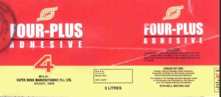 Four - Plus (label) Device mark 1400204 Trademark