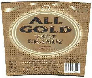 All Gold V.s.o.p Brandy Device mark 1884921 Trademark