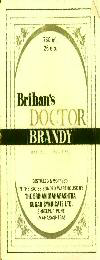 Brihans Doctor Brandy(label) Device mark 339903 Trademark