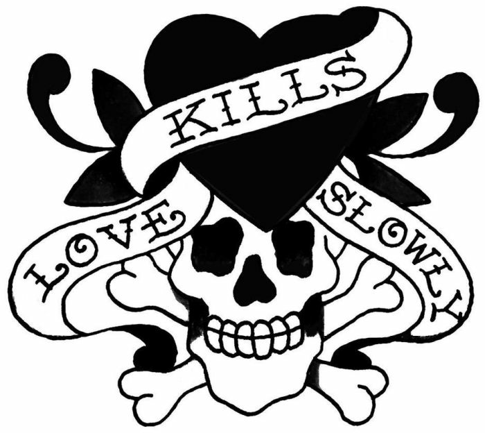 Love Kills Slowly And Design Device mark 2237332 Trademark