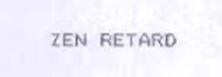 Zen Retard Device mark 1092446 Trademark