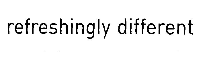 Refreshingly Different (label) Device mark 1510840 Trademark