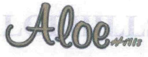 Aloe (label) Device mark 1721722 Trademark