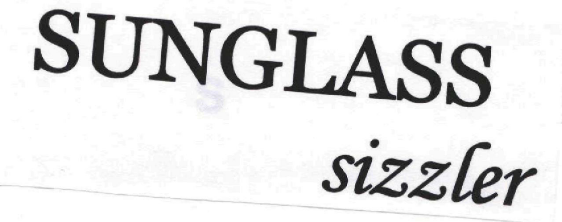 Sunglass Sizzler Device mark 1725835 Trademark