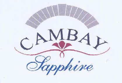 Cambay Sapphire (label) Device mark 1612579 Trademark