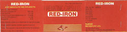 Red-iron [label] Device mark 1483506 Trademark