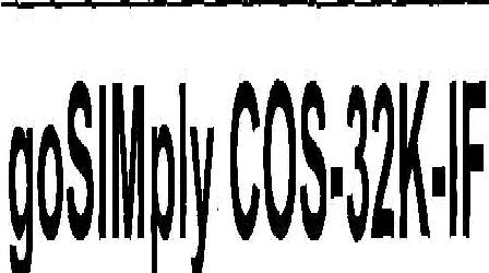 Gosimply Cos-32k-if Device mark 2167718 Trademark