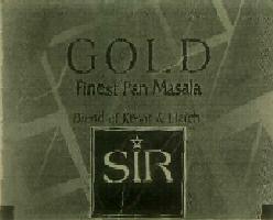 Gold Finest Pan Malala Sir (label) Device mark 1368520 Trademark