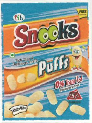 Snooks Puffs (label) Device mark 2543543 Trademark