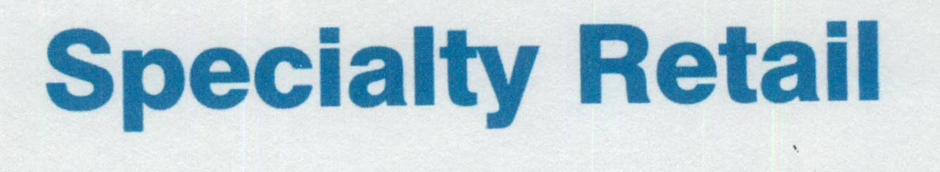 Specialty Retail (letter Written In Special Form) Device mark 1466226 Trademark