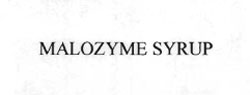 Malozyme Syrup Device mark 1093502 Trademark
