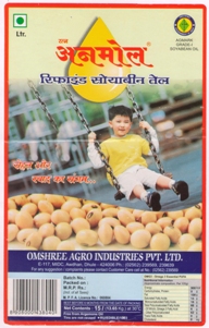 Anmol Refined Soyabean Oil Label Device mark 2743097 Trademark