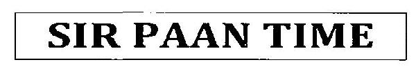 Sir Paan Time Device mark 2924153 Trademark