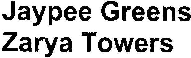 Jaypee Greens Zarys Towers Device mark 1933634 Trademark
