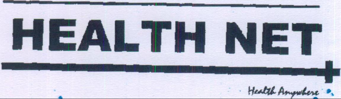 Health Net (label) Device mark 1370497 Trademark