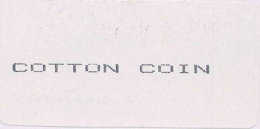 Cotton Coin Device mark 1701462 Trademark