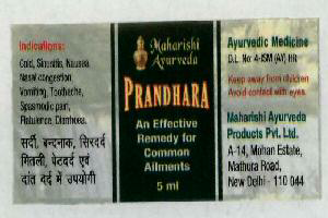 Prandhara (label) Device mark 1561593 Trademark