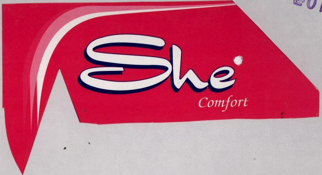 She Comfort(label) Device mark 1431424 Trademark