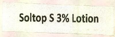 Soltop S 3% Lotion Device mark 2656138 Trademark