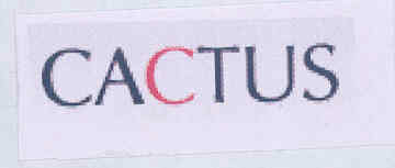 Cactus (label) Device mark 1762395 Trademark